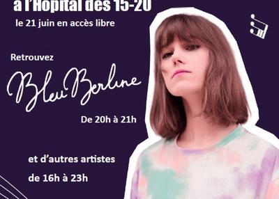 Bleu Berline Et D'autres Artistes À L'hôpital Des 15-20 à Paris 12ème