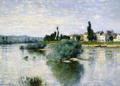 Claude monet, un peintre impressionniste dans la boucle de moisson, 1878 - 1881 à La Roche Guyon