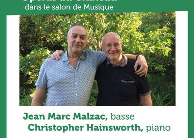 Concert Jean-Marc Malzac et Christopher Hainsworth : Opéras au Château, dans le salon de musique ! à Roujan
