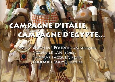 Concert-lecture napoléon bonaparte : campagne d'italie, campagne d'egypte... à Auxonne