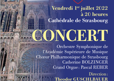 Concert pour les 120 ans de la Société des Amis de la Cathédrale de Strasbourg