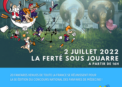 Concours National des Fanfares de Médecine de France : 800 musiciens à la Ferté ! à La Ferte Sous Jouarre