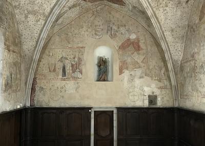 Découvrez les peintures murales de l'église à Bouxieres aux Dames