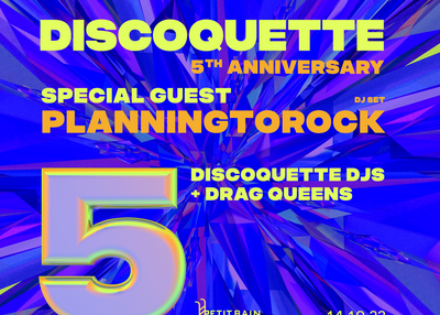 Discoquette 5th Anniversary Planningtorock à Paris à Paris 13ème