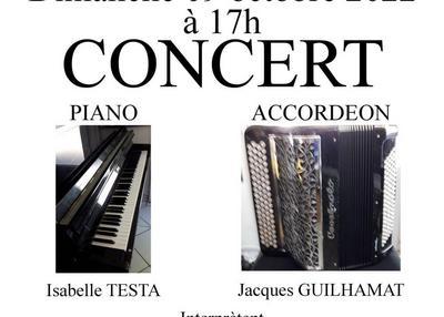 Duo piano / accordéon à millau, salle René Rieux