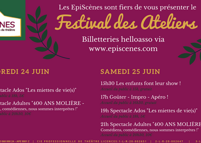 Festival des ateliers des EpiScènes à Bizanos