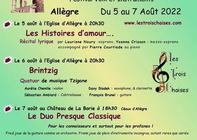 Festival Les Trois Chaises 2022