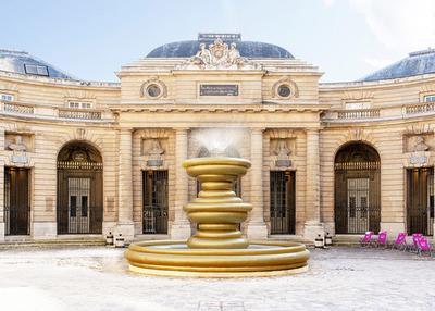 Fontaine à v?ux gonflable de Bina Baitel à Paris 6ème