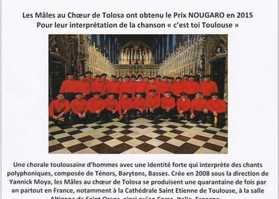 Les Mâles au Choeur de Tolosa 17 choristes à Rouffiac Tolosan