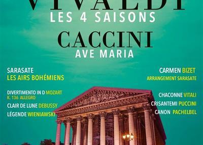 Les 4 saisons de vivaldi, ave maria et célèbres concertos à Paris 8ème