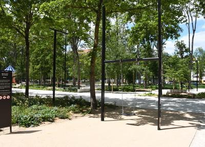 Parcours pédestre au niveau des promenades créées par le maître-jardinier jean leroux à Reims
