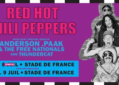 Red Hot Chili Peppers - Date supplémentaire à Saint Denis