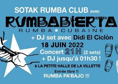 Rumba Pá Bajo à Paris 19ème