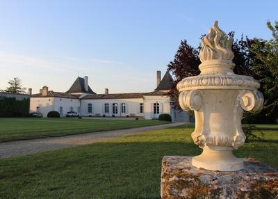 Un château pittoresque dominant la seugne à Lussac