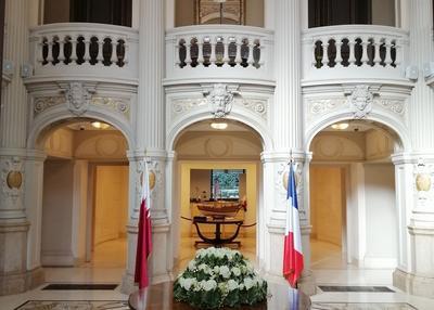Visite commentée de l'ambassade de l'etat du qatar en france à Paris 8ème