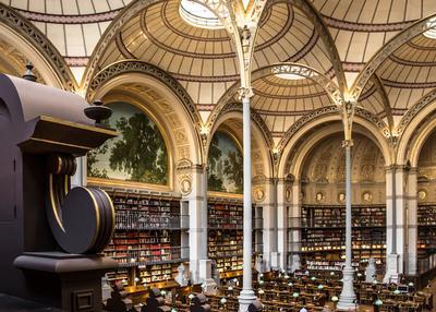Visite D'un Site Patrimonial De L'inha : La Salle Labrouste à Paris 2ème