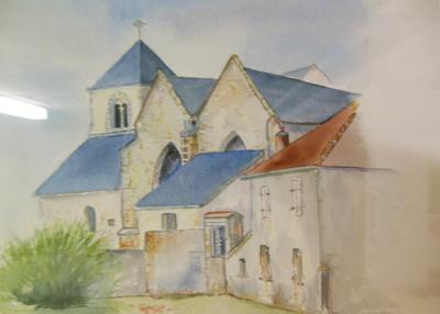 Visite de l'église, dernier vestige du château fort à Chouilly