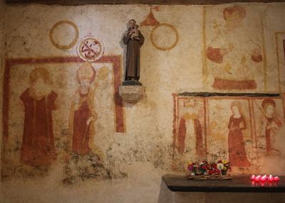 Visite de la chapelle saint-jean d'epileur avec exposition pardons de bretagne à Sainte Marie