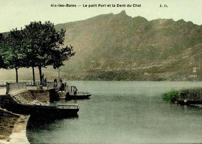 Visite guidée Aix, côté lac- petit port à Aix les Bains