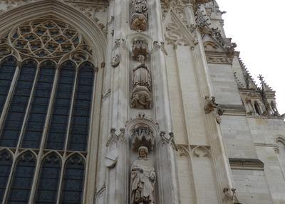 Visite guidée du beau piler et de la façade nord de la cathédrale d'Amiens