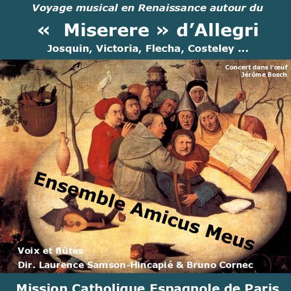 Découvertes musicales sacrées et profanes et visuelles de la Renaissance