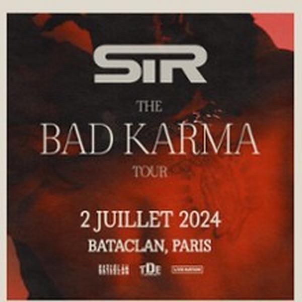 SiR, The Bad Karma Tour