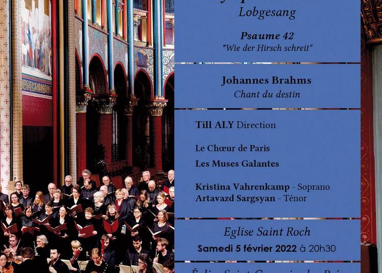 Concert Exceptionnel Mendelssohn Et Brahms à Paris 1er