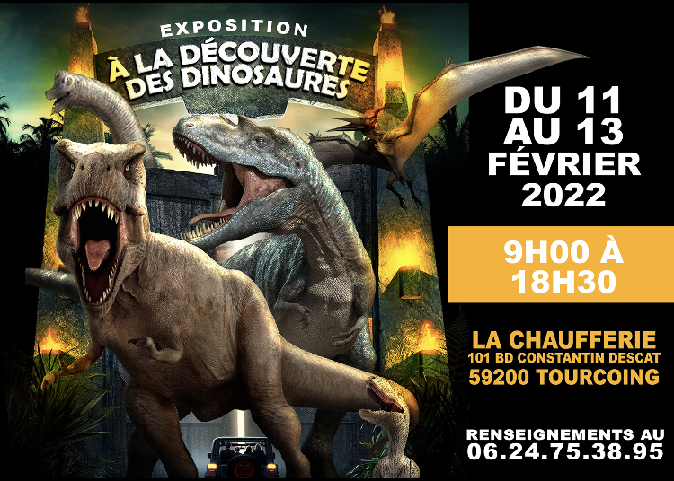 Exposition de dinosaures à Tourcoing