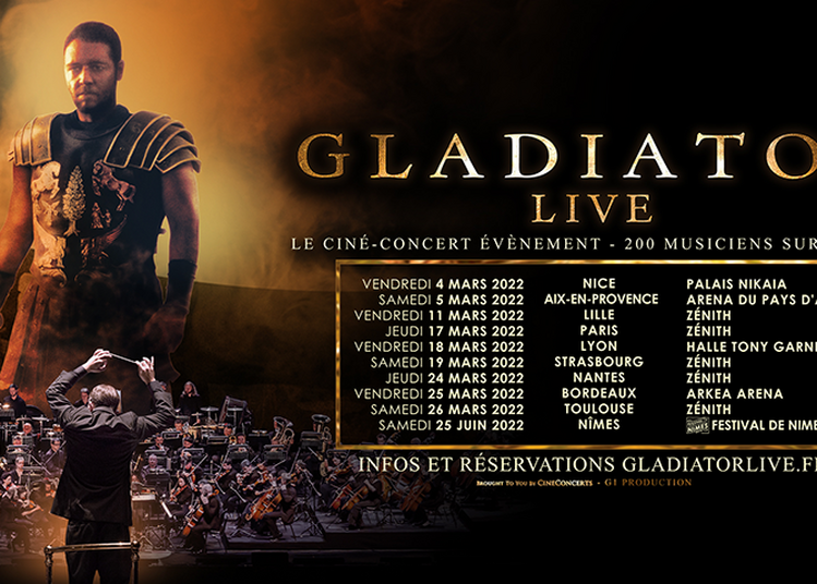 Gladiator Live à Lille