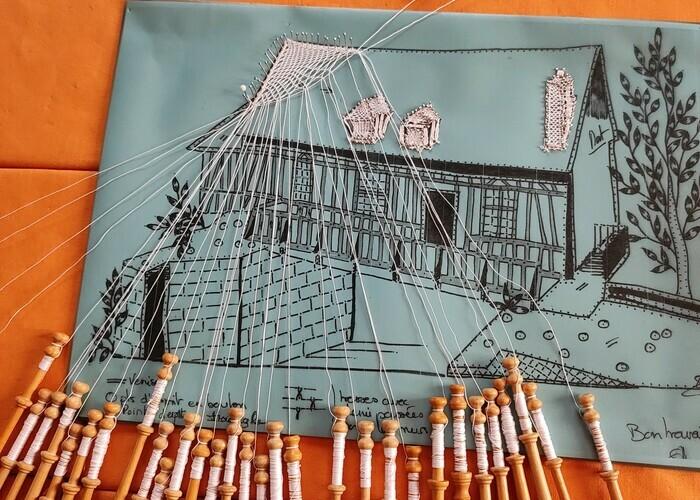 12 Bobines De Dentelle Aux Fuseaux En Bois - 4,3 Pouces - Outils Artisanat Vintage Français - Pour Tissage Et Création
