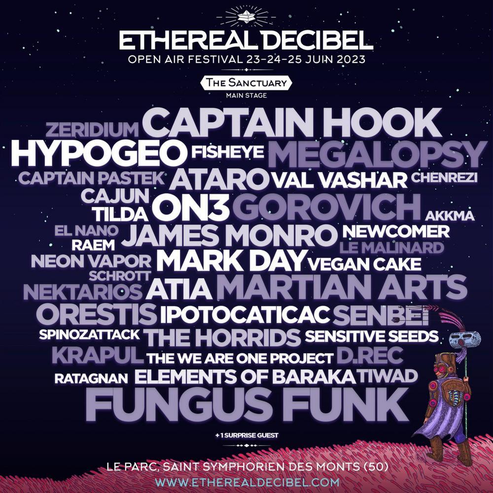 Ethereal Decibel Festival 2024 billetterie et programmation