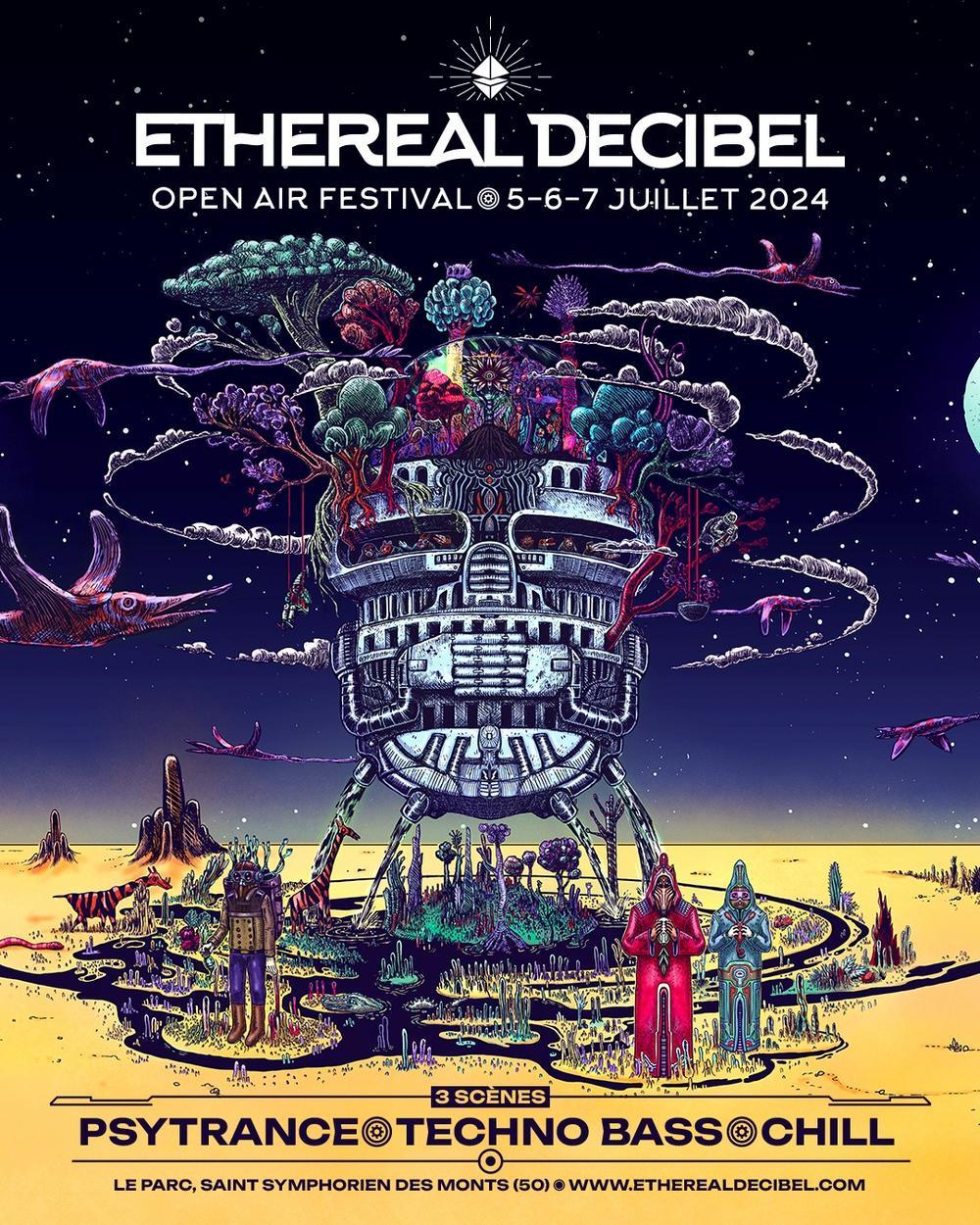 Ethereal Decibel Festival 2025 billetterie et programmation