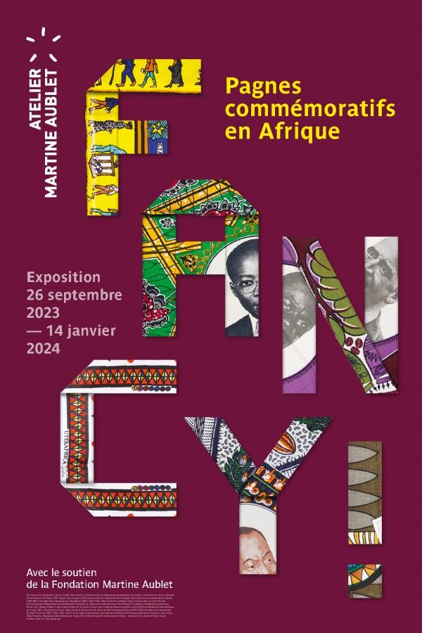 Exposition Fancy ! Pagnes commémoratifs en Afrique à Paris du 26