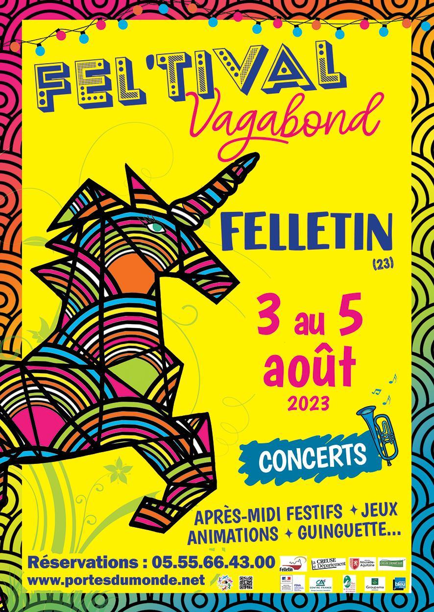 Fel'tival Vagabond 2024 Felletin programme et billetterie