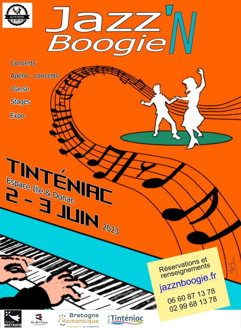 Festival Jazz'N Boogie à Tinténiac 2024 programmation et billetterie