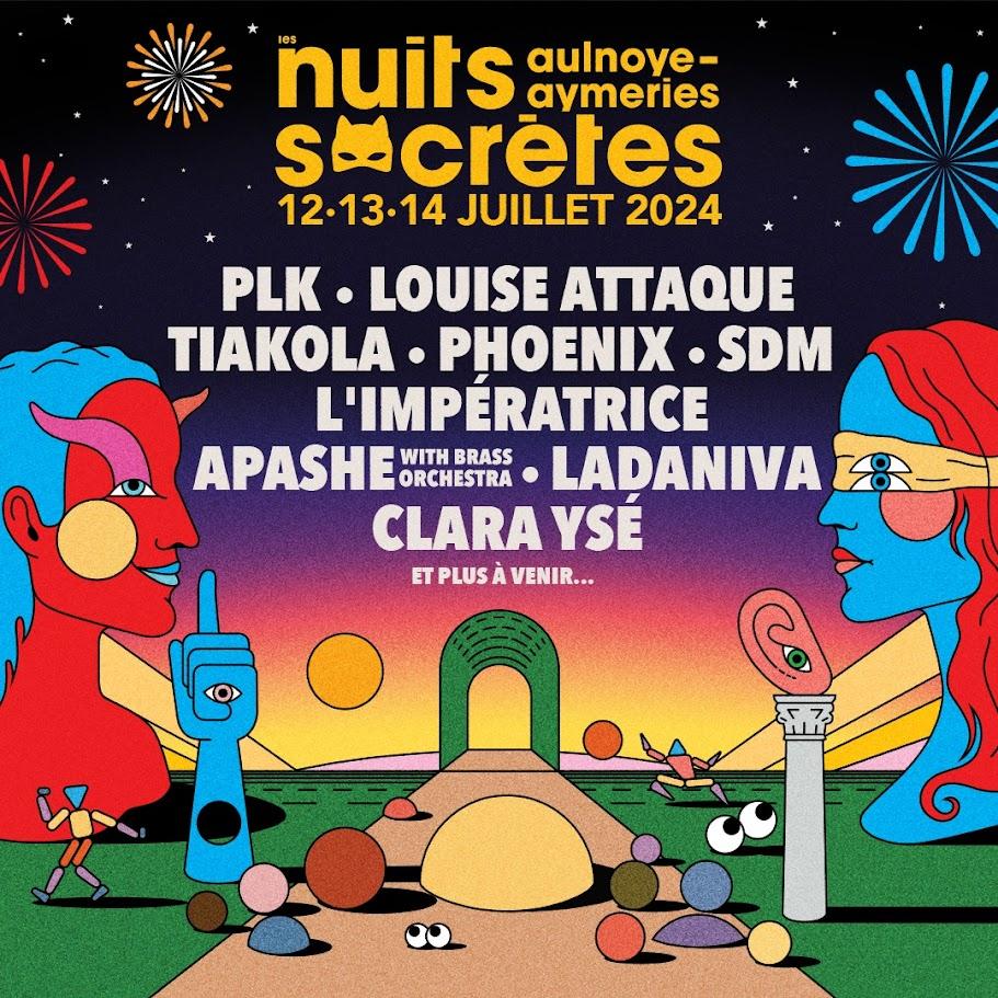 Festival Les Nuits Secrètes 2024 Aulnoye Aymeries Programmation Et Billetterie