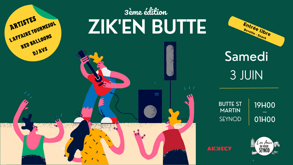 Festival Zik'en'Butte 2024 date et programme des concerts