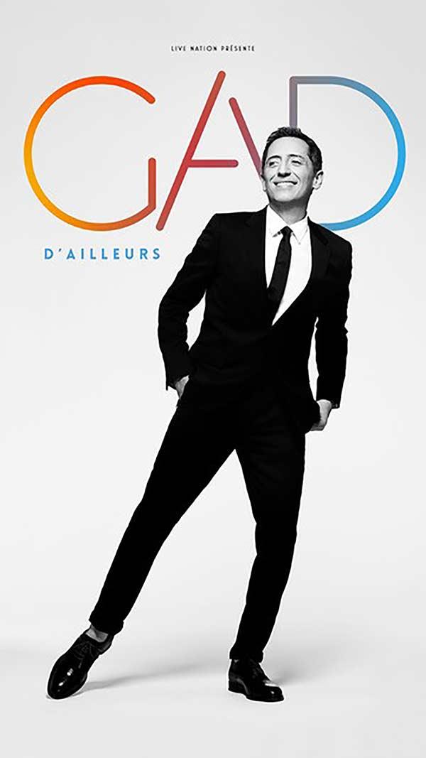 Spectacle Gad Elmaleh à Paris du 30 mars au 3 avril 2021