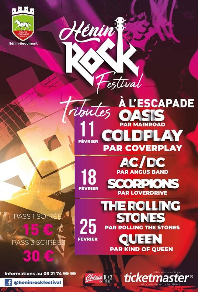 Hénin Rock Festival 2024 programme des concerts et billetterie