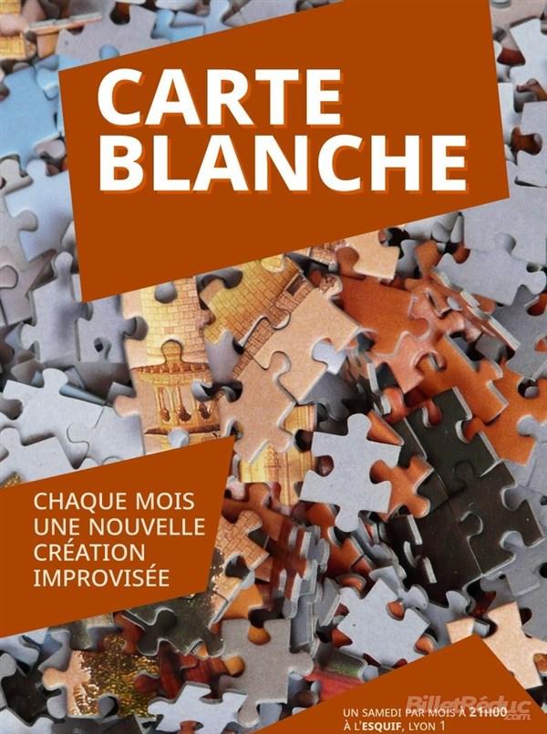 Spectacle Impro Carte Blanche à Lyon samedi 19 novembre 2022