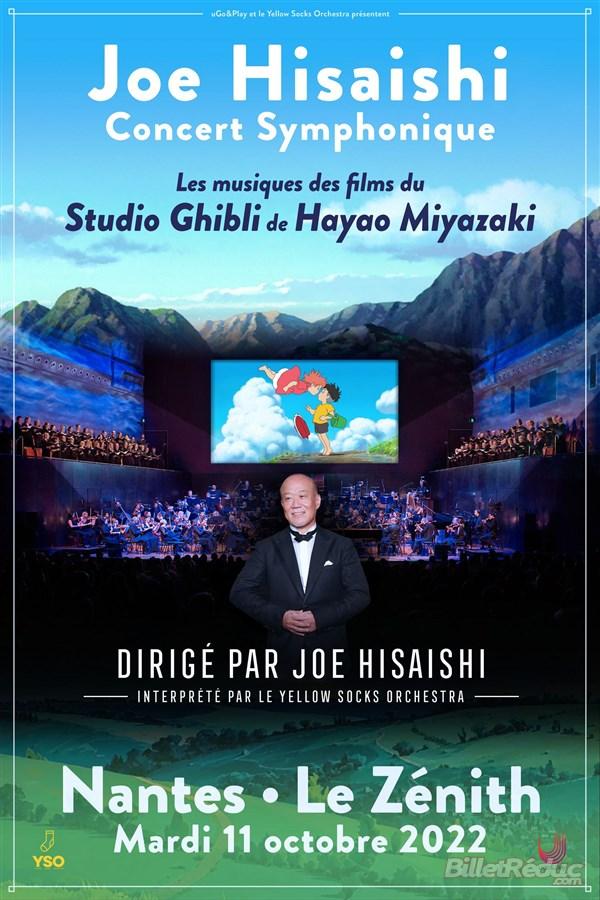 Spectacle Joe Hisaishi Concert Symphonique à Nantes mardi 11