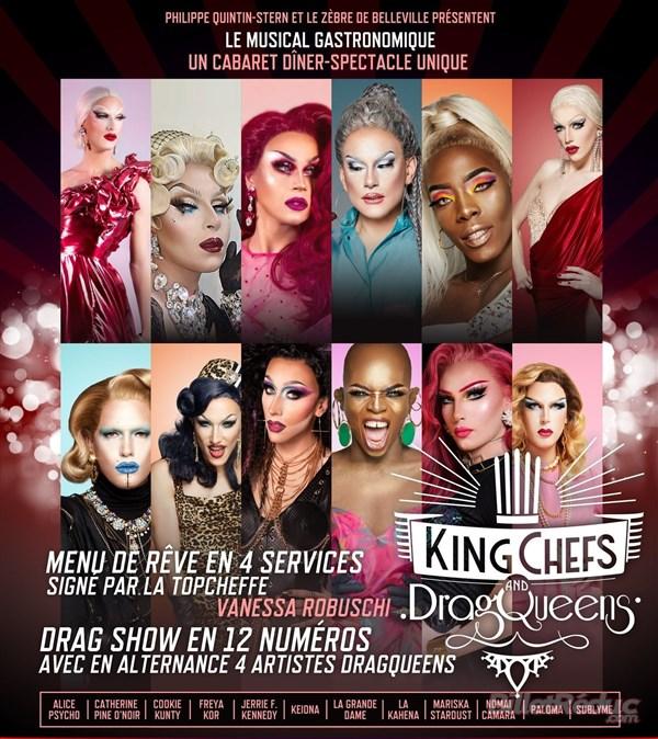 Spectacle Kingchefs And Dragqueens : Le Musical Gastronomique À Paris Du 8 Au 15 Avril 2022