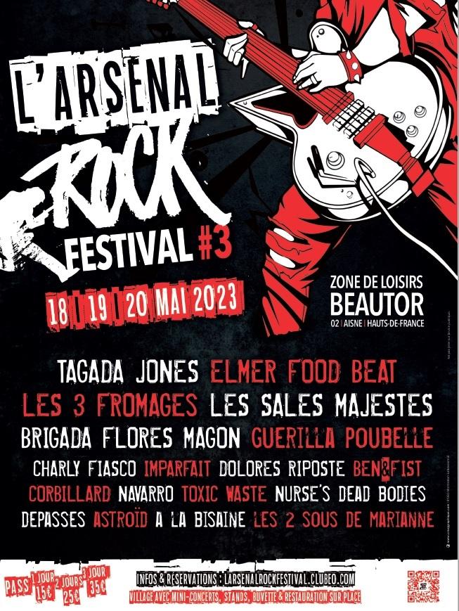 L'arsenal Rock Festival 2024 programmation, dates et billetterie