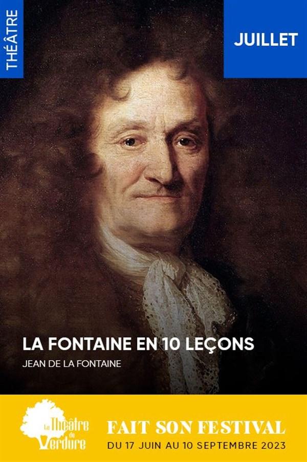 Spectacle La Fontaine en 10 leçons à Paris dimanche 30 juillet 2023