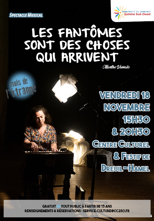 Spectacle Les fantômes sont des choses qui arrivent à Airaines vendredi 18 novembre 2022