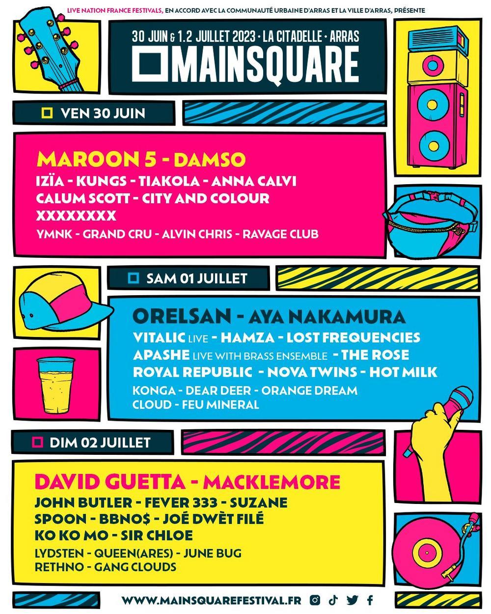 Main Square Festival 2023 programme, date et billetterie