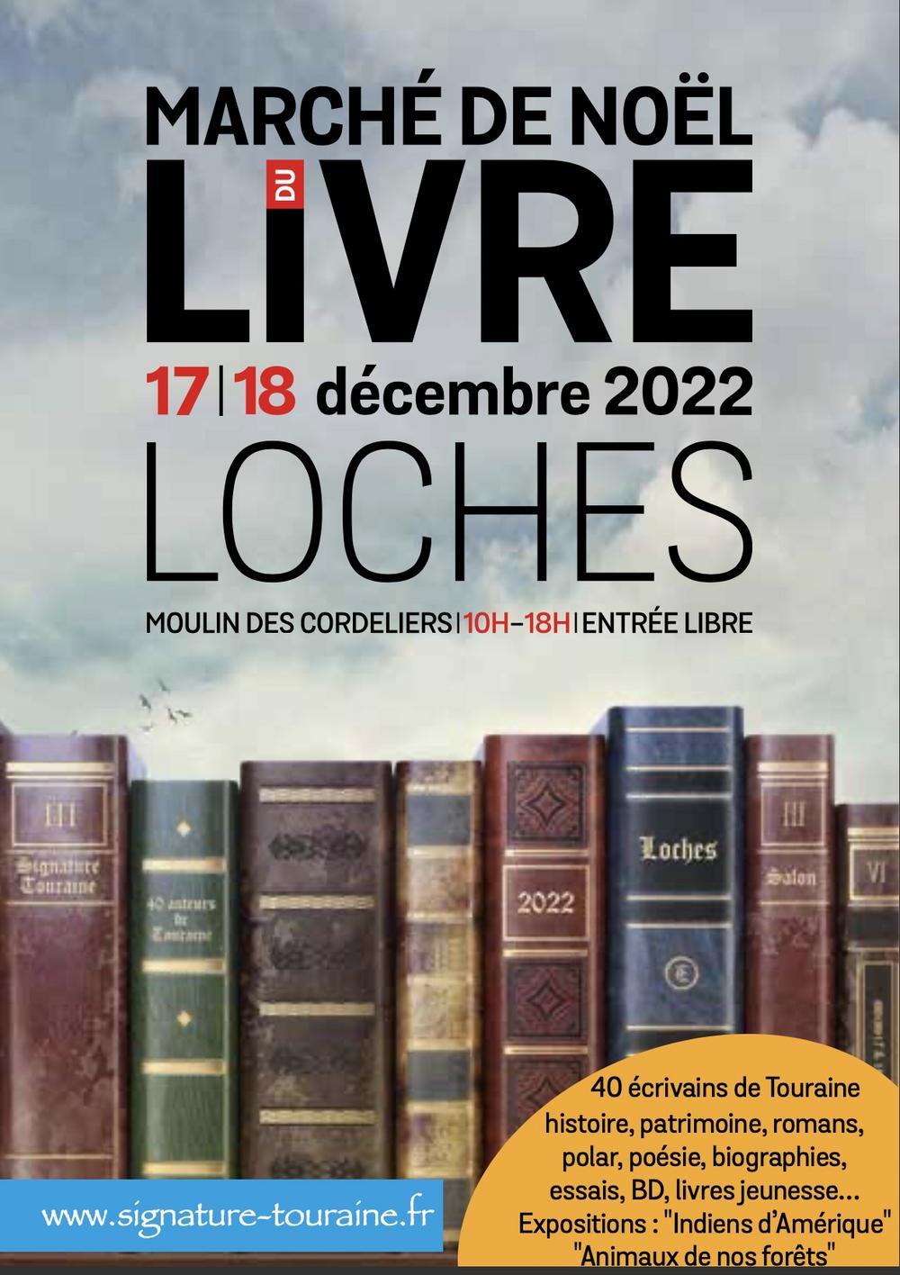 Marché de Noël du Livre de Loches 2023 : dates et programme