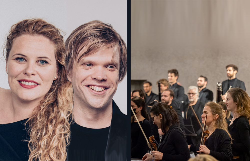 Concert MarieAndrée BouchardLesieur & Edward Liddal / Orchestre