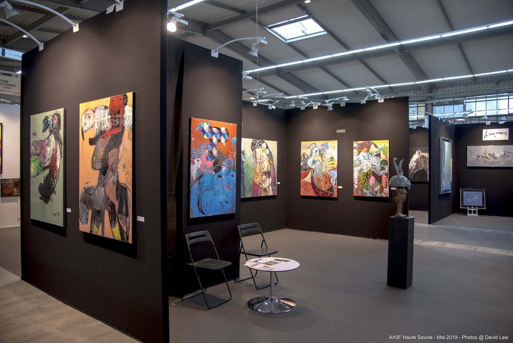 Exposition Salon international d art  contemporain  art3f 