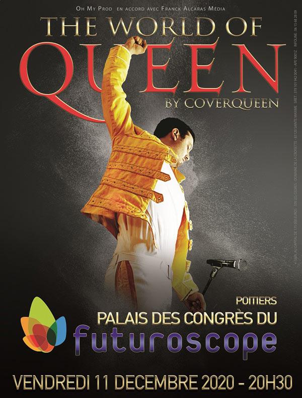 Concert The World Of Queen à Poitiers vendredi 11 décembre 2020 Concert The World Of Queen à Poitiers vendredi 11 décembre 2020